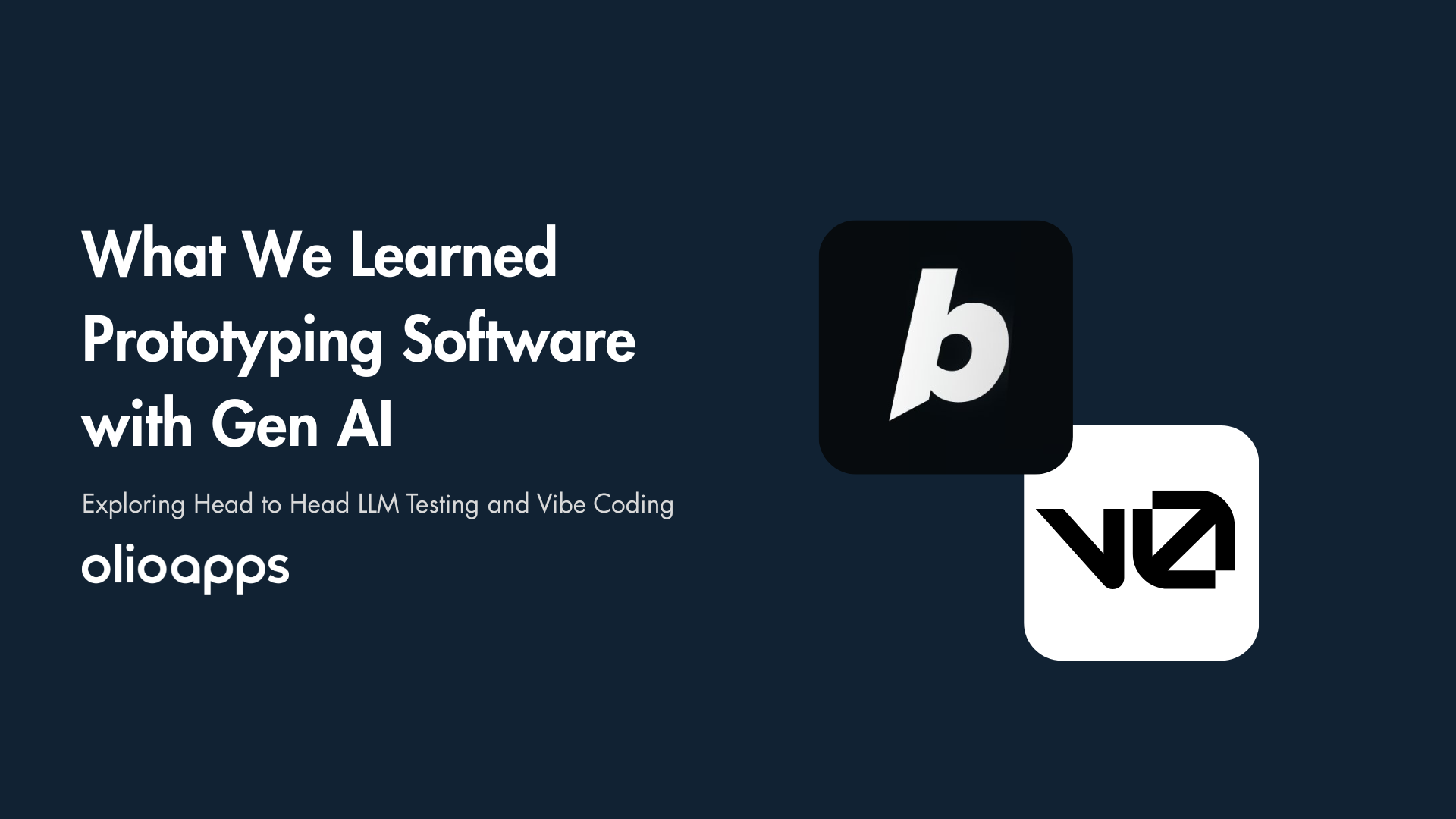 AI-Powered Prototyping: How We Are Using GenAI Tools to Build Apps and Architectures Faster