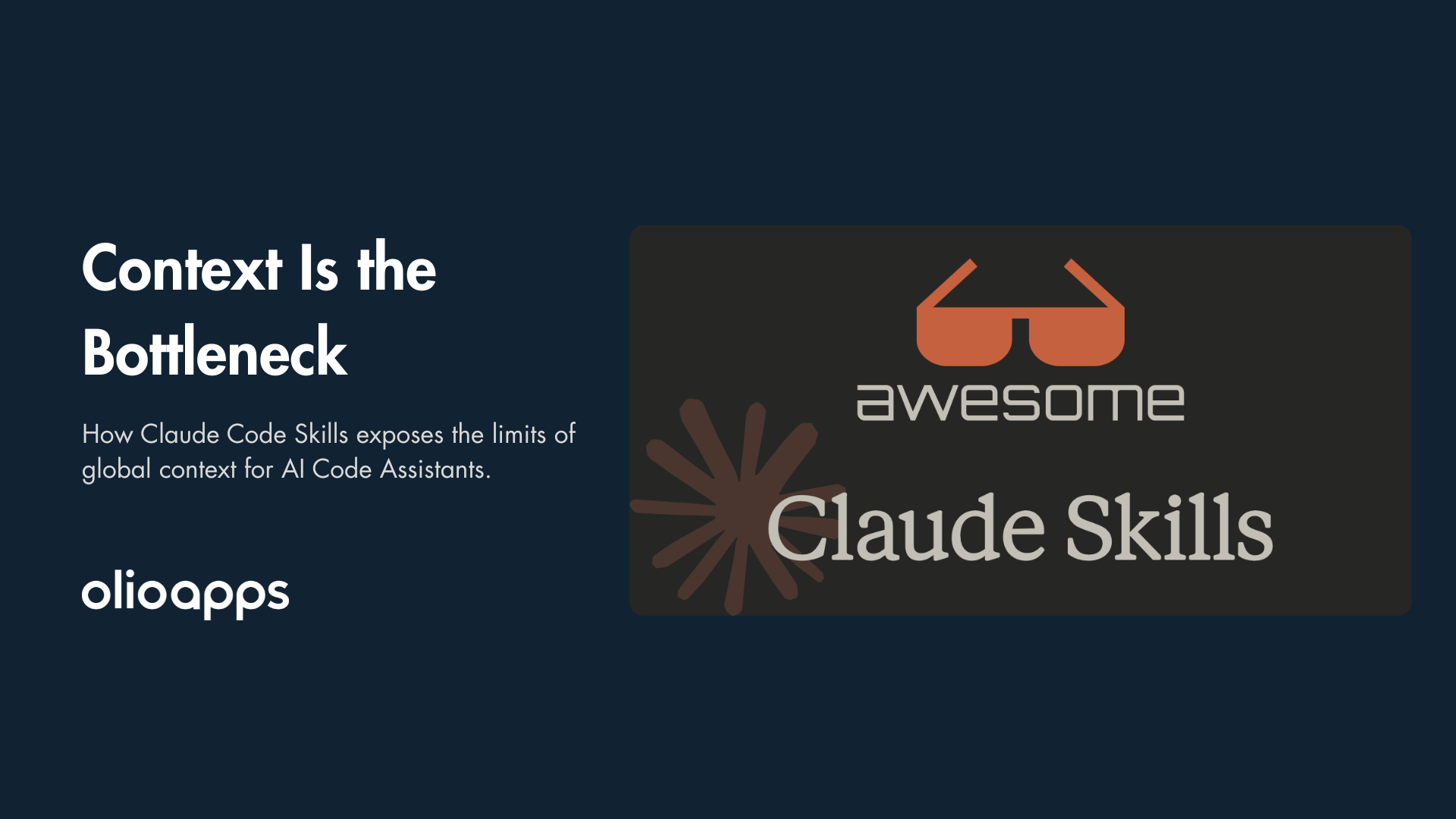 Claude Code Skills and the Problem of Context in Modern Software Development